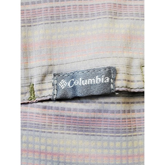 Columbia Women's Gray Polyester Collared Long Sleeve Buttons Down Casual Shirt M - Picture 5 of 10